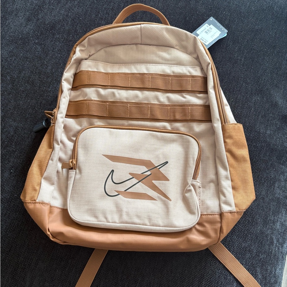 Nike Cream and Tan Backpack